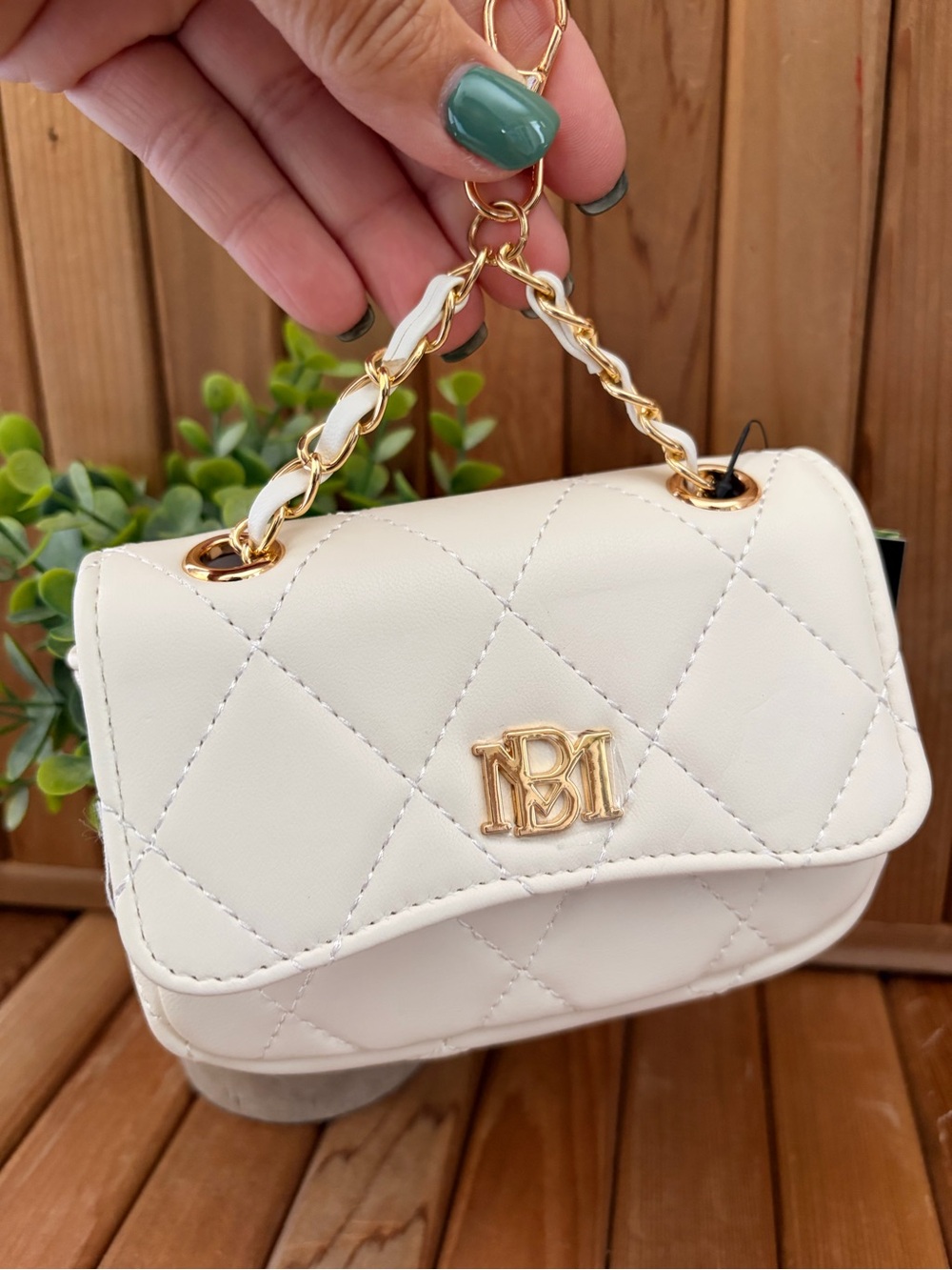 Two (2) Badgley Mischka Quilted Mini Crossbody Bag, Convertible Charm - Picture 6 of 6